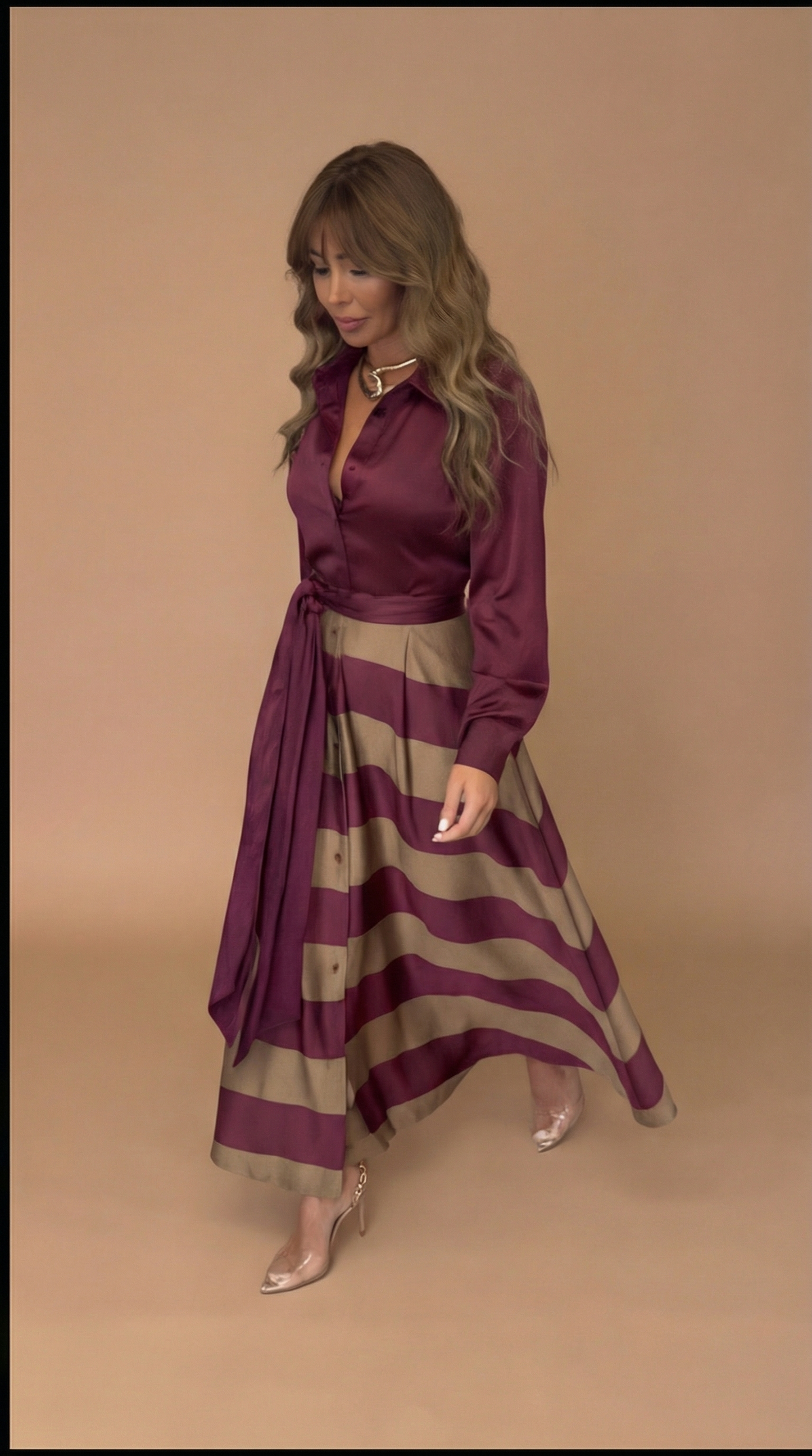 Vestido Milano - Elegante con lazo