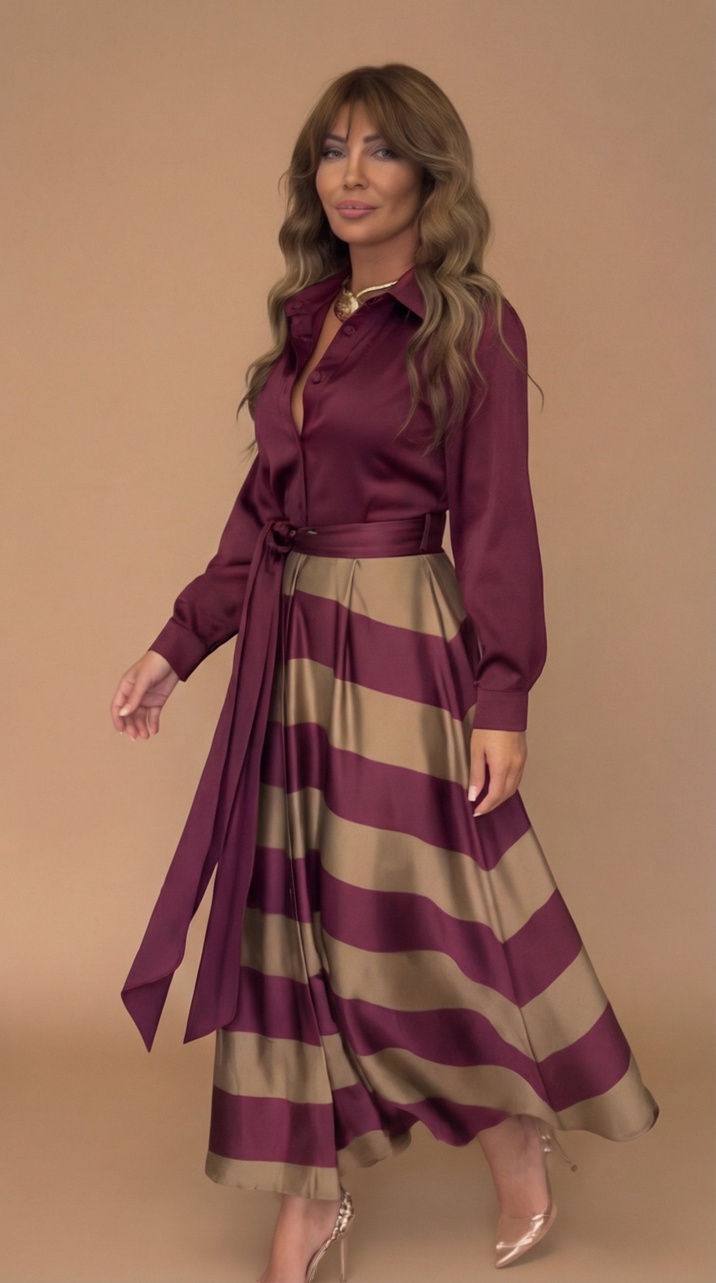 Vestido Milano - Elegante con lazo