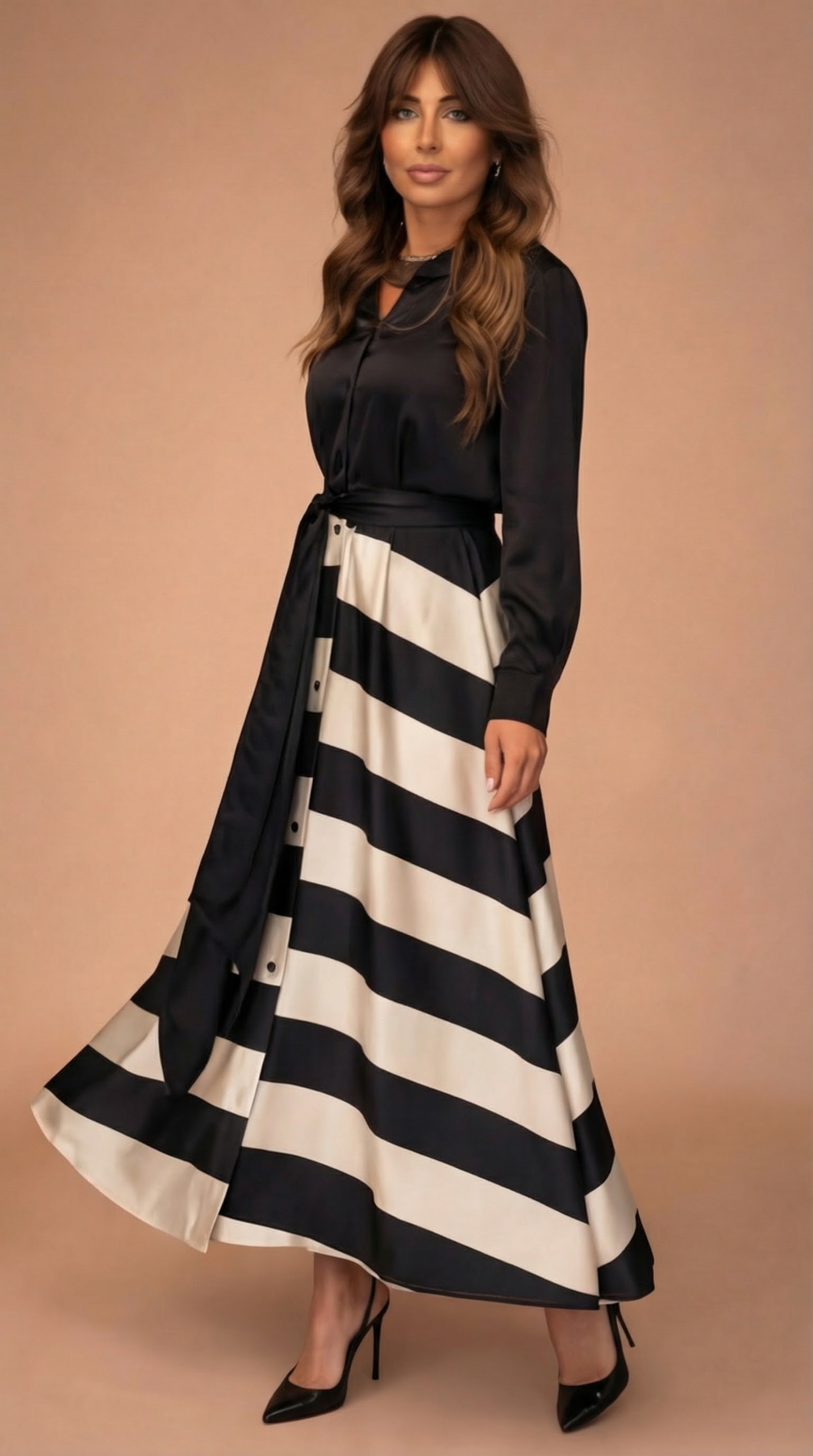Vestido Milano - Elegante con lazo