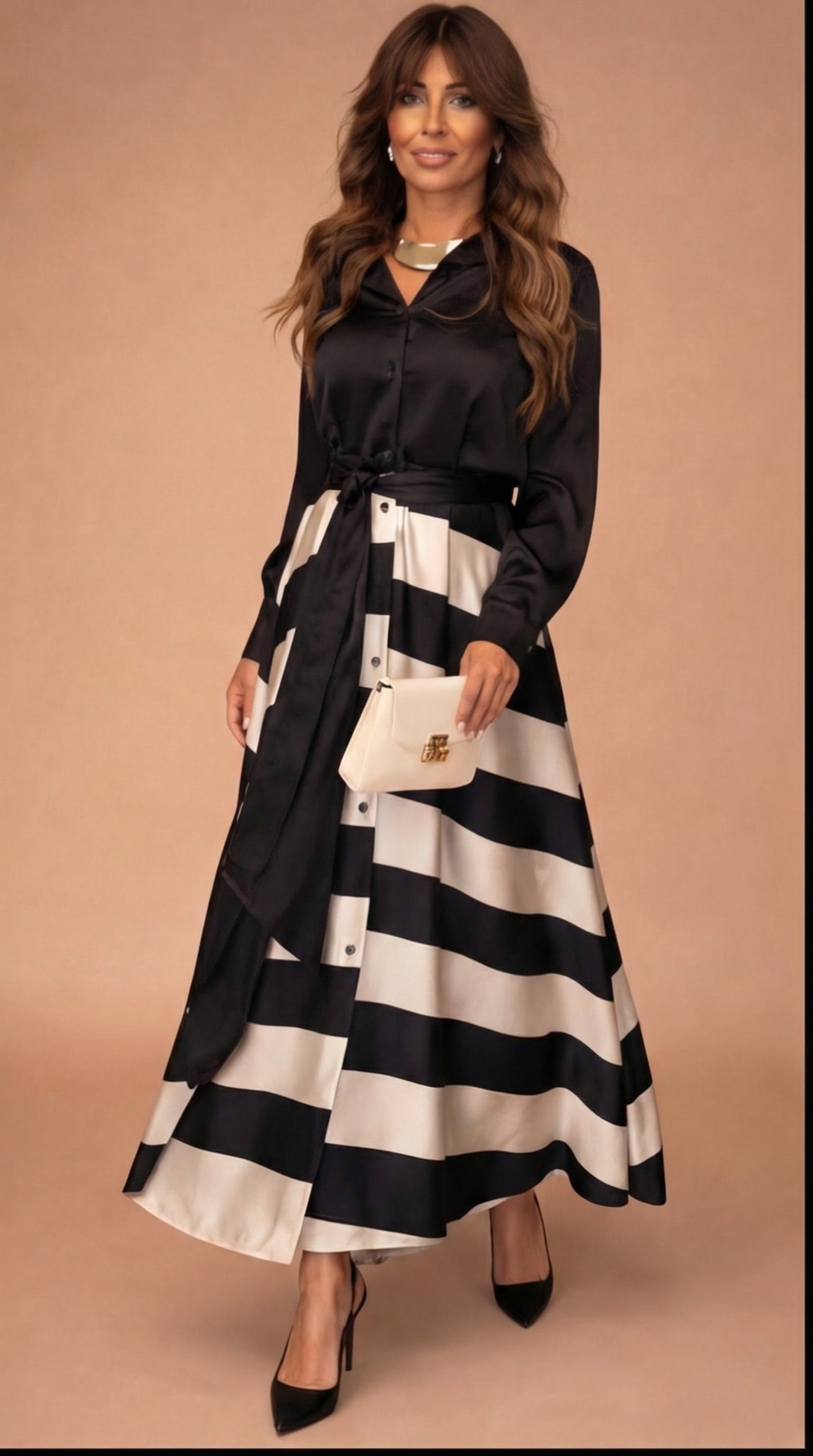 Vestido Milano - Elegante con lazo